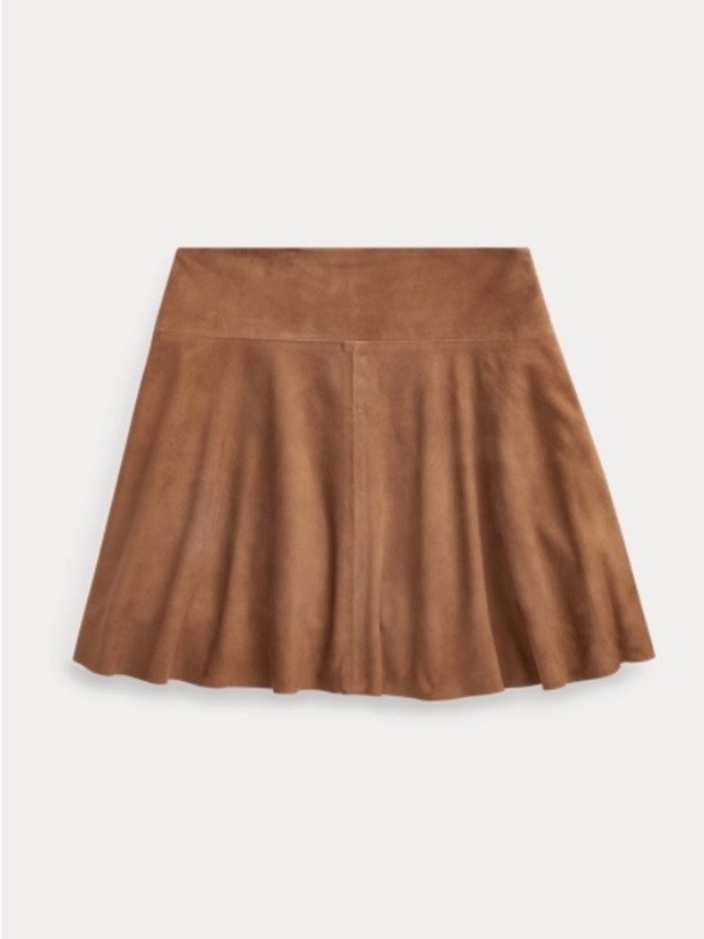Polo by Ralph Lauren Girls Suede Skirt, Soft Brown, Size 8